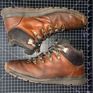 Danner Mountain 503 Barley Hiking Boots Men’s size 11 Leather Brown Green Shoes